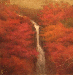 元宋-秋景の滝図